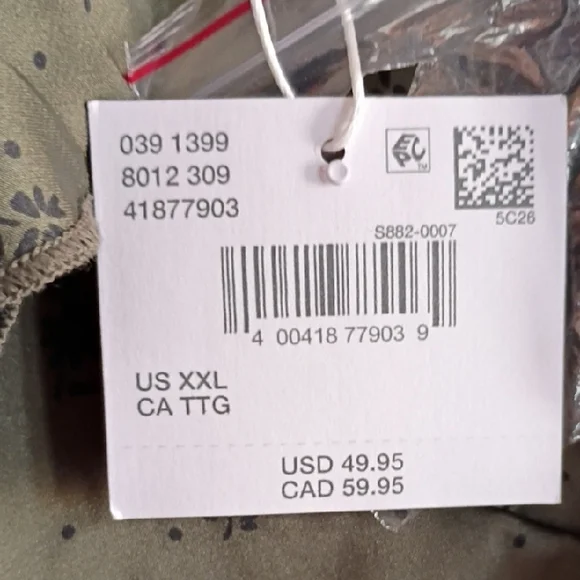 American Eagle Outfitters Olive Floral Dress - Picture 5 of 8